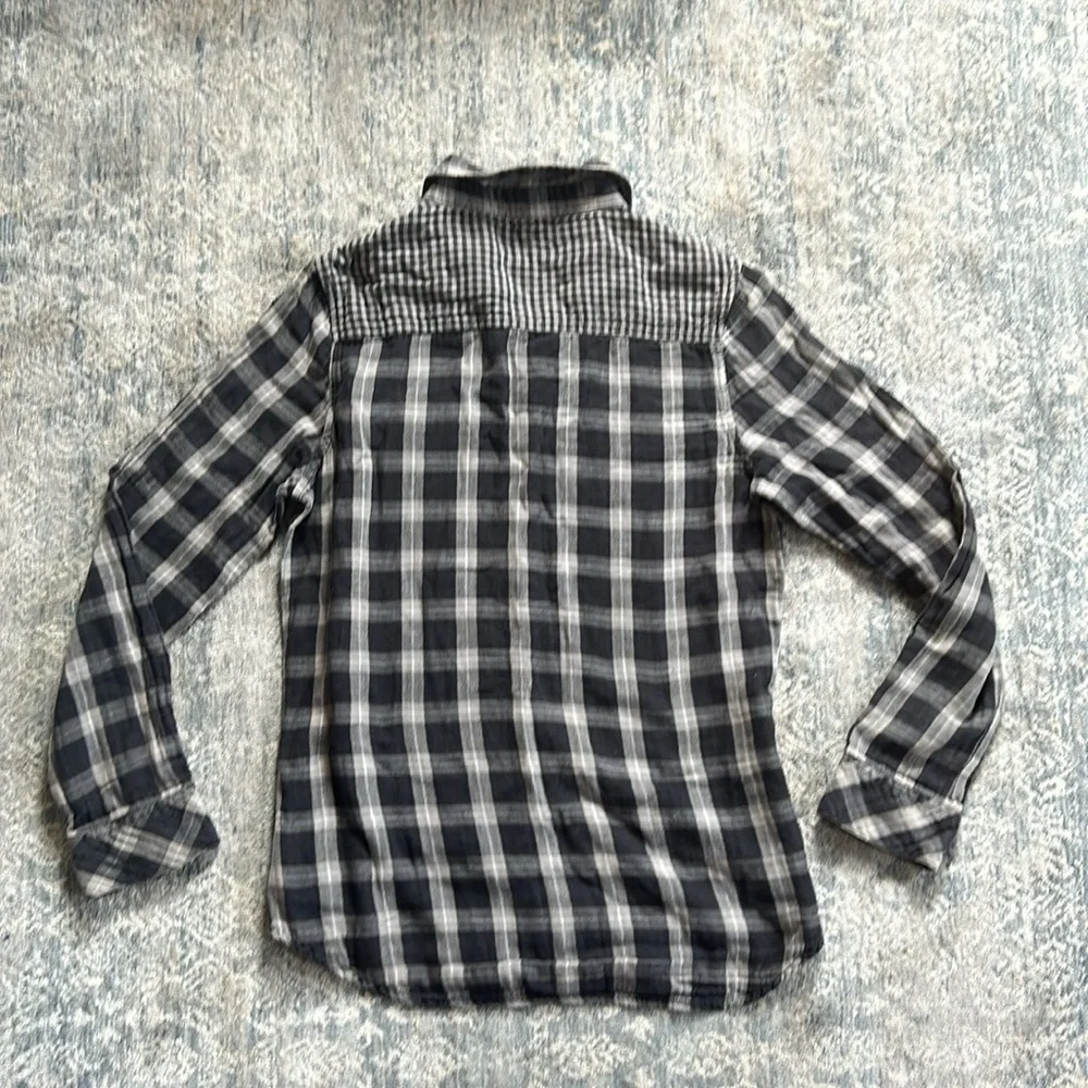 Seven7 Plaid Button Down Shirt - Picture 3 of 3